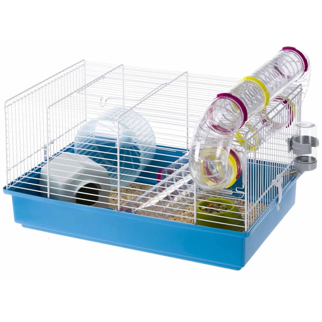 Ferplast Cușcă pentru hamster „Paula”, albastru, 46x29,5x24,5 cm