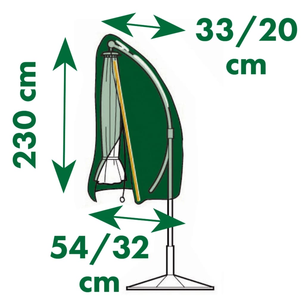 Nature Husă protecție pentru umbrele de soare înclinate 54/32x230 cm