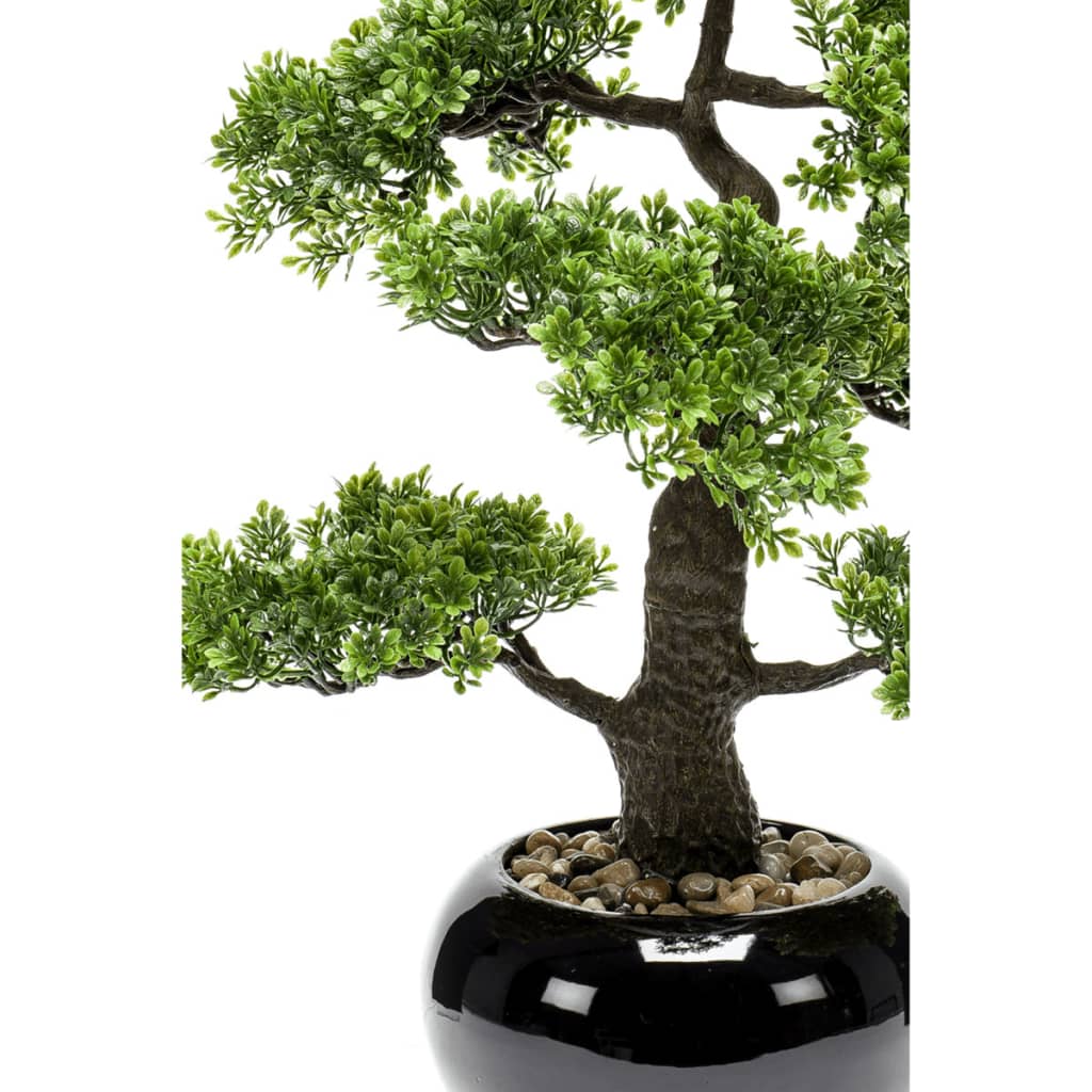 Emerald Ficus artificial mini bonsai, verde, 47 cm 420006