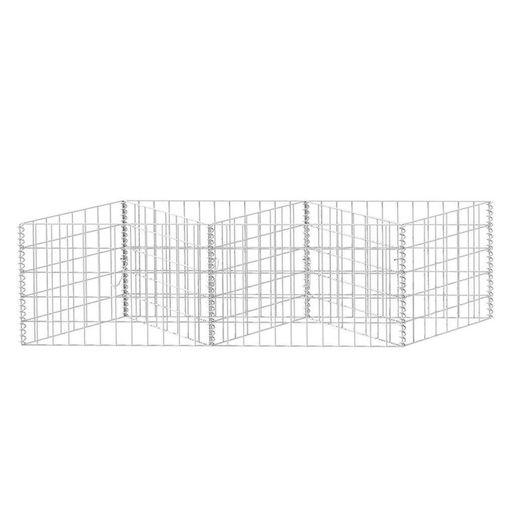 Coș gabion, 120 x 30 x 50 cm, oțel galvanizat