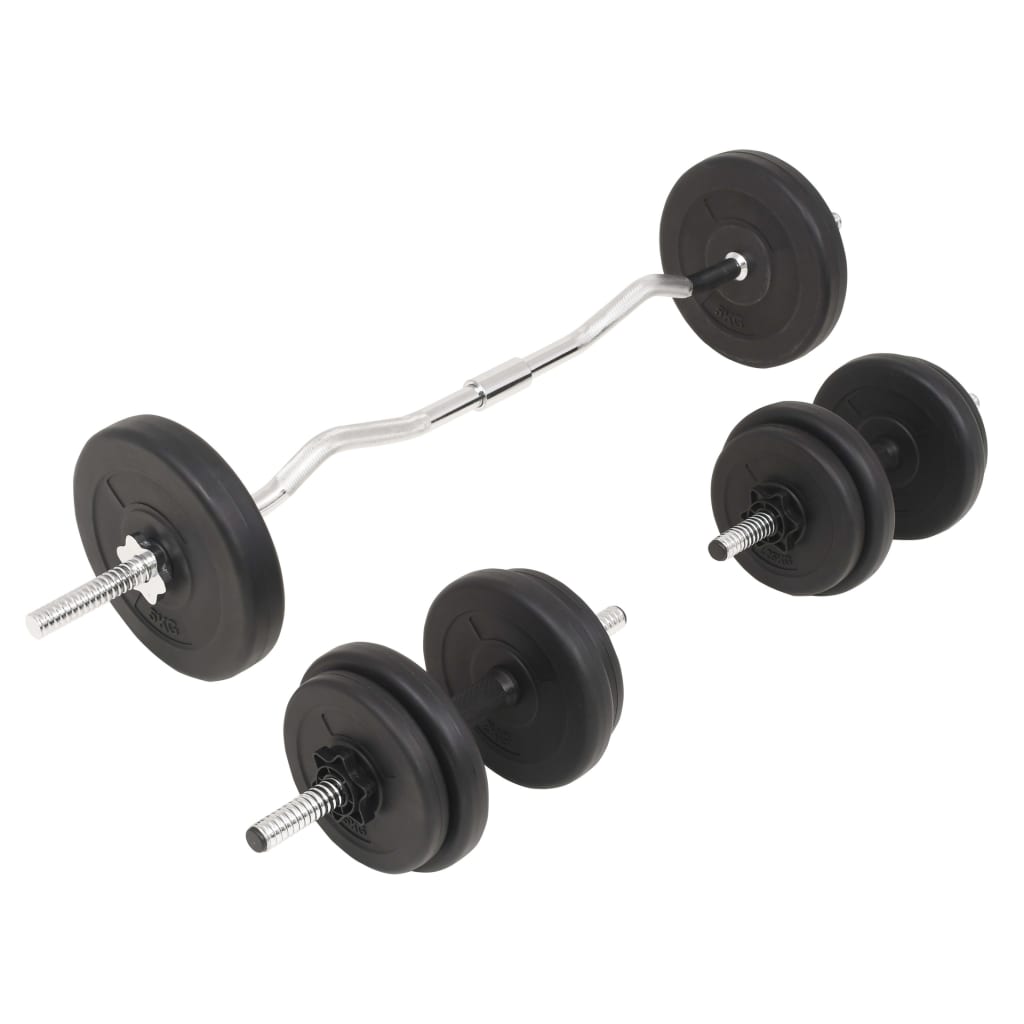 Set de haltere și gantere 30 kg