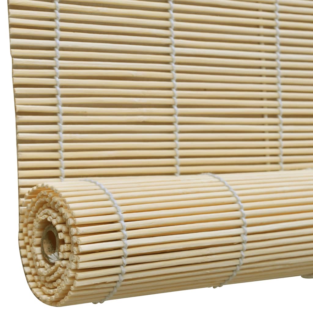 Jaluzea tip rulou, natural, 100x220 cm, bambus