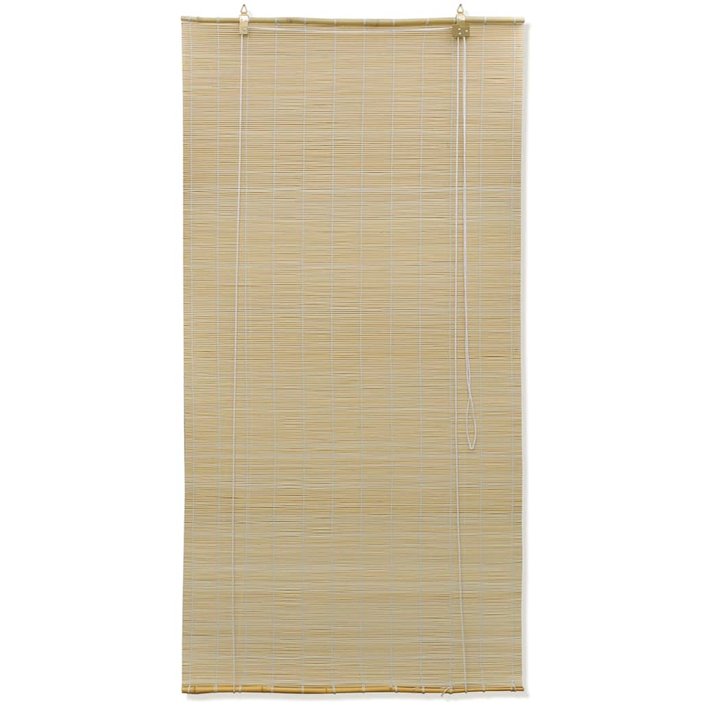 Jaluzea tip rulou, natural, 140x220 cm, bambus