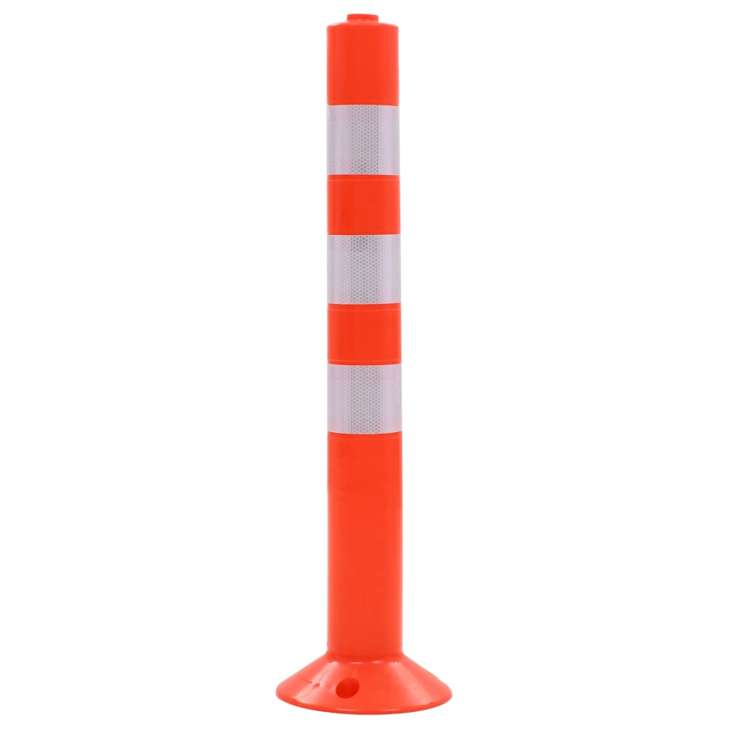 Baliză control trafic, 2 buc., plastic, 75 cm