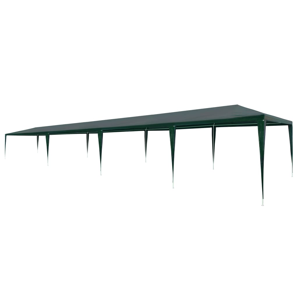 Cort de petrecere, verde, 3 x 12 m, PE