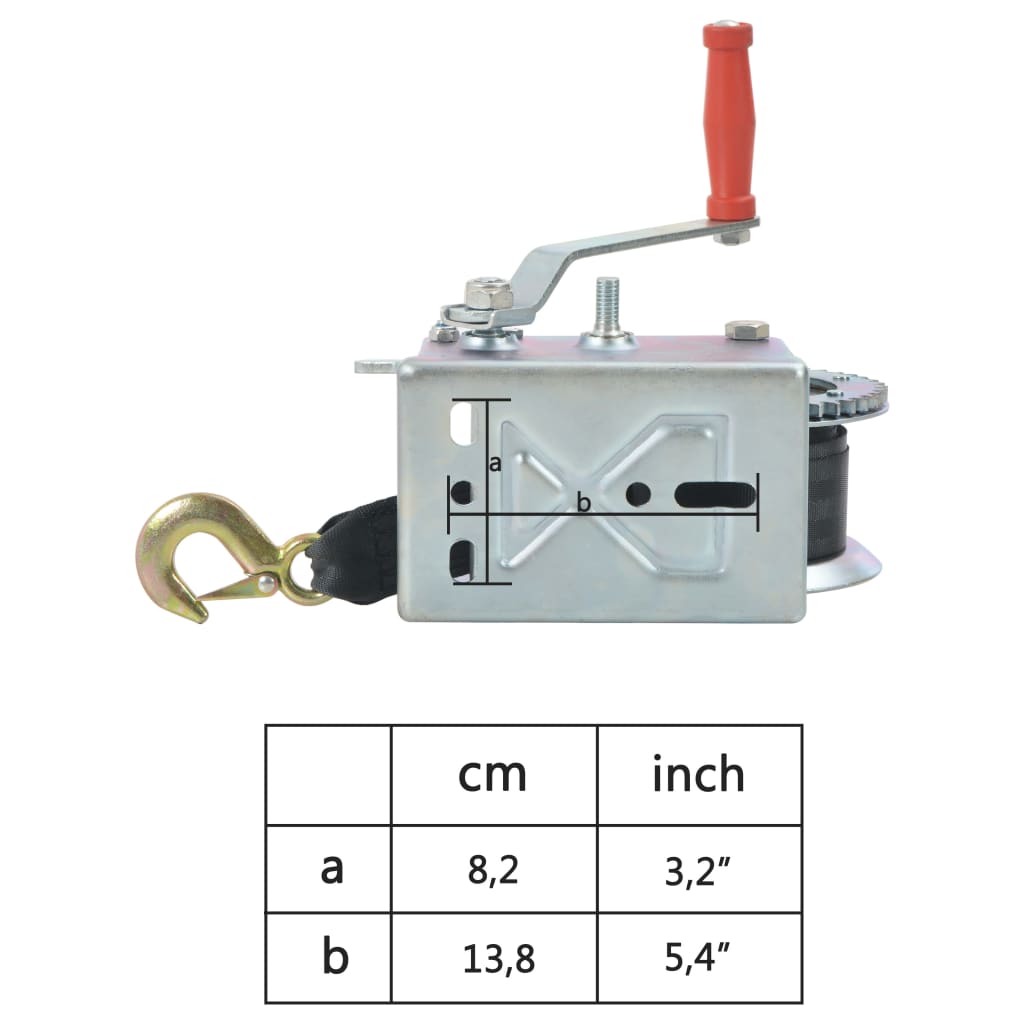 Troliu manual cu bandă, 1130 kg