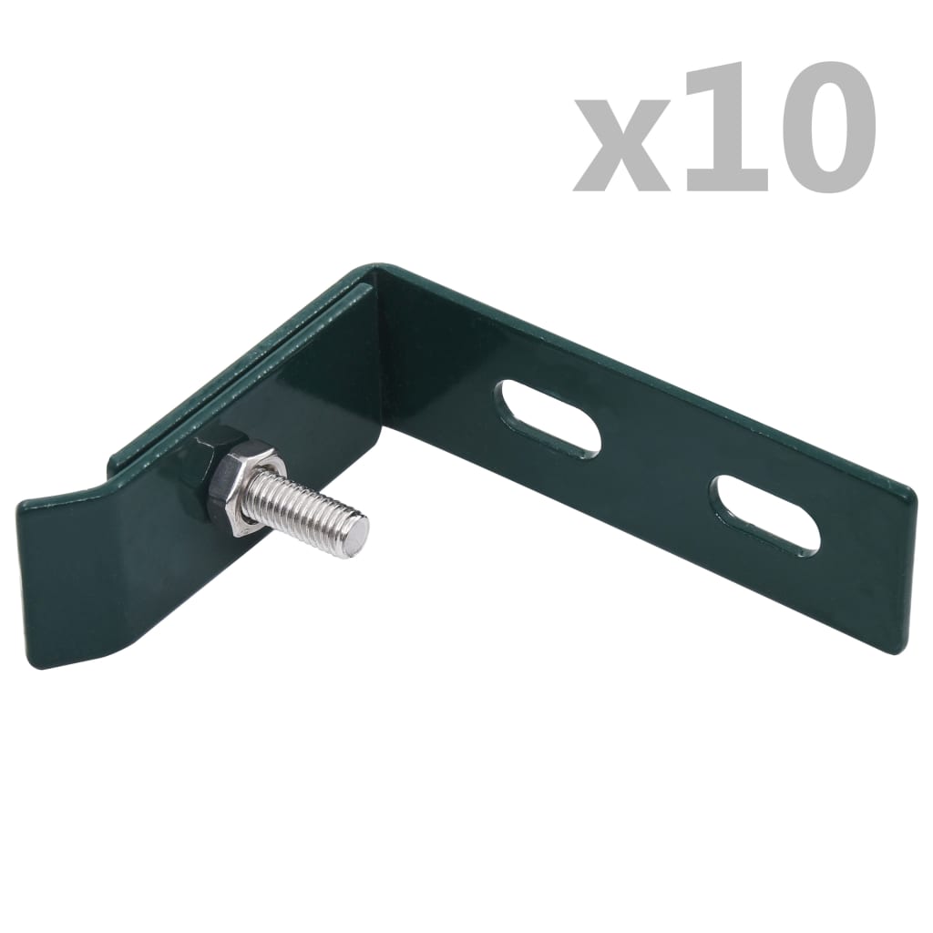 Conector de colț de perete, 10 seturi, verde