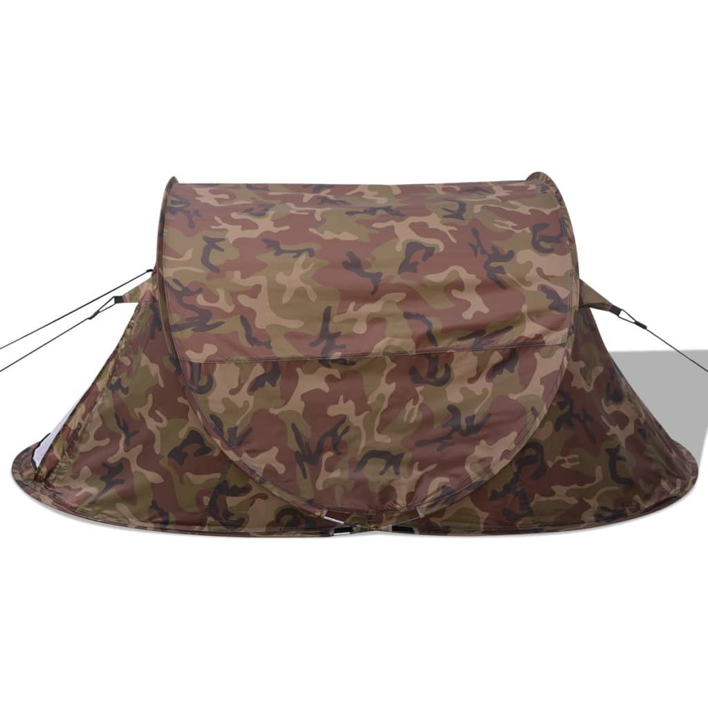 Cort pop-up pentru 2 persoane, camuflaj