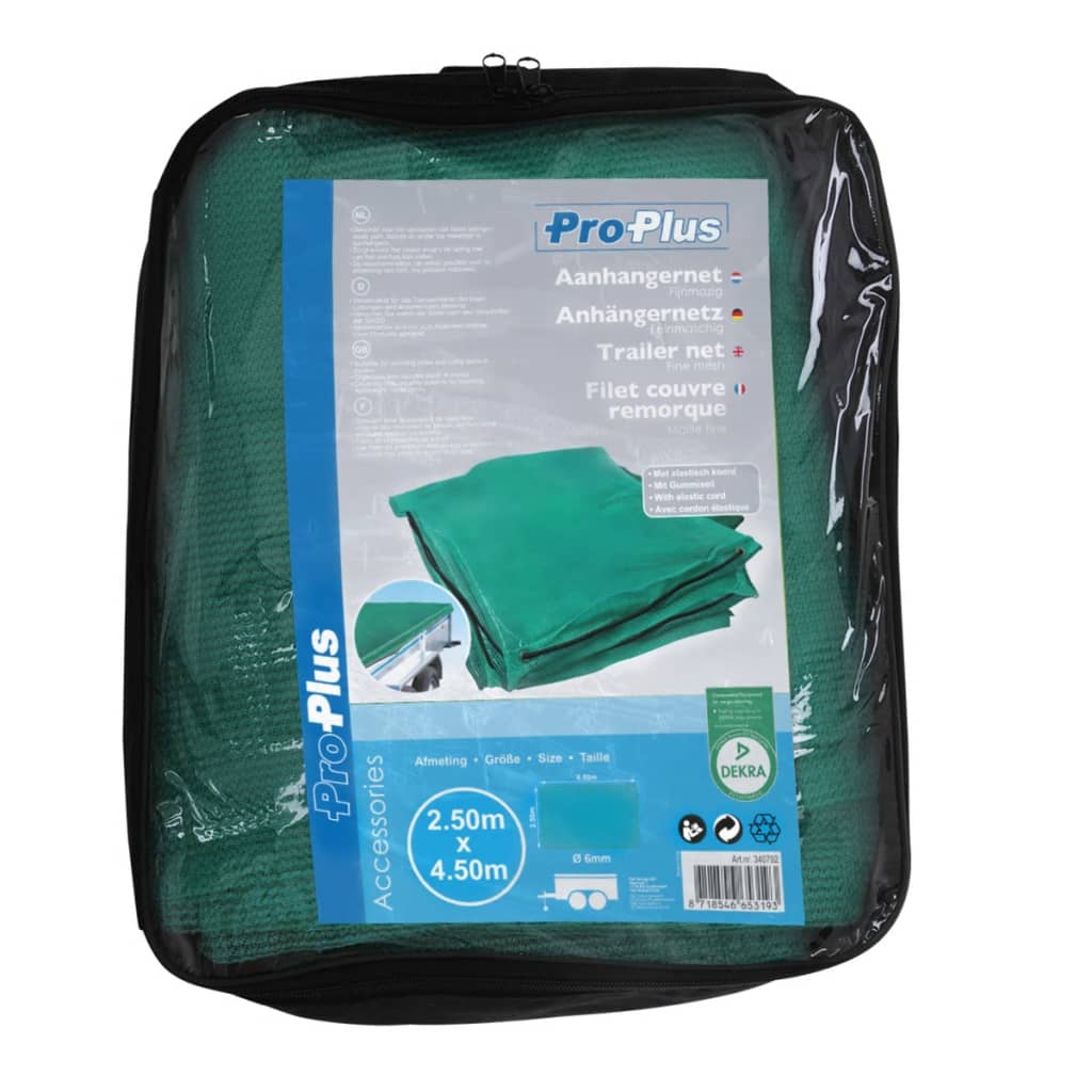 ProPlus Plasă remorcă cu cablu elastic, 2,5 x 4,5 m