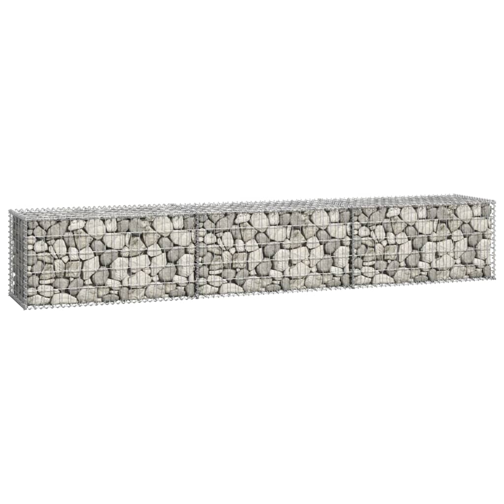 Perete gabion cu capace, 300 x 50 x 50 cm, oțel galvanizat