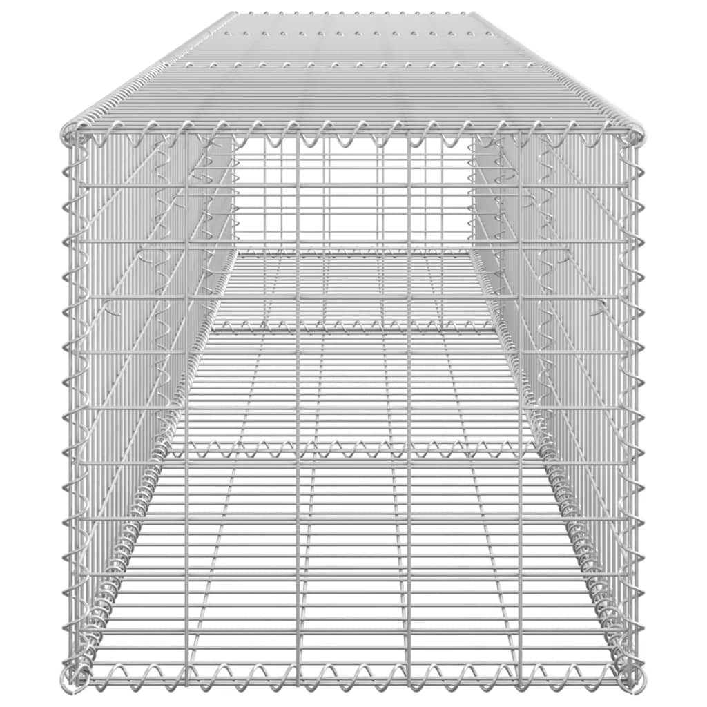 Perete gabion cu capace, 300 x 50 x 50 cm, oțel galvanizat