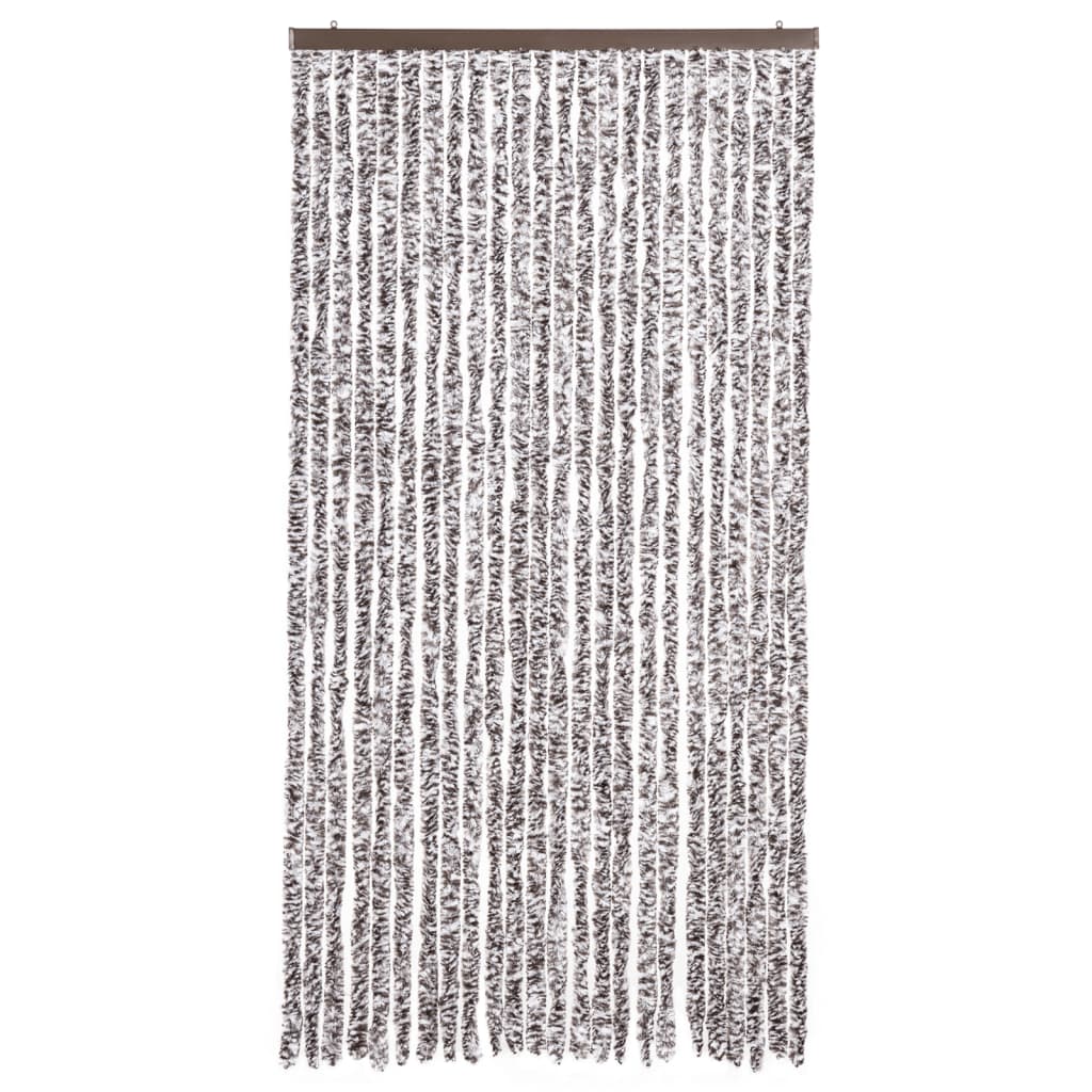 Perdea pentru insecte, maro și bej, 100x220 cm, Chenille