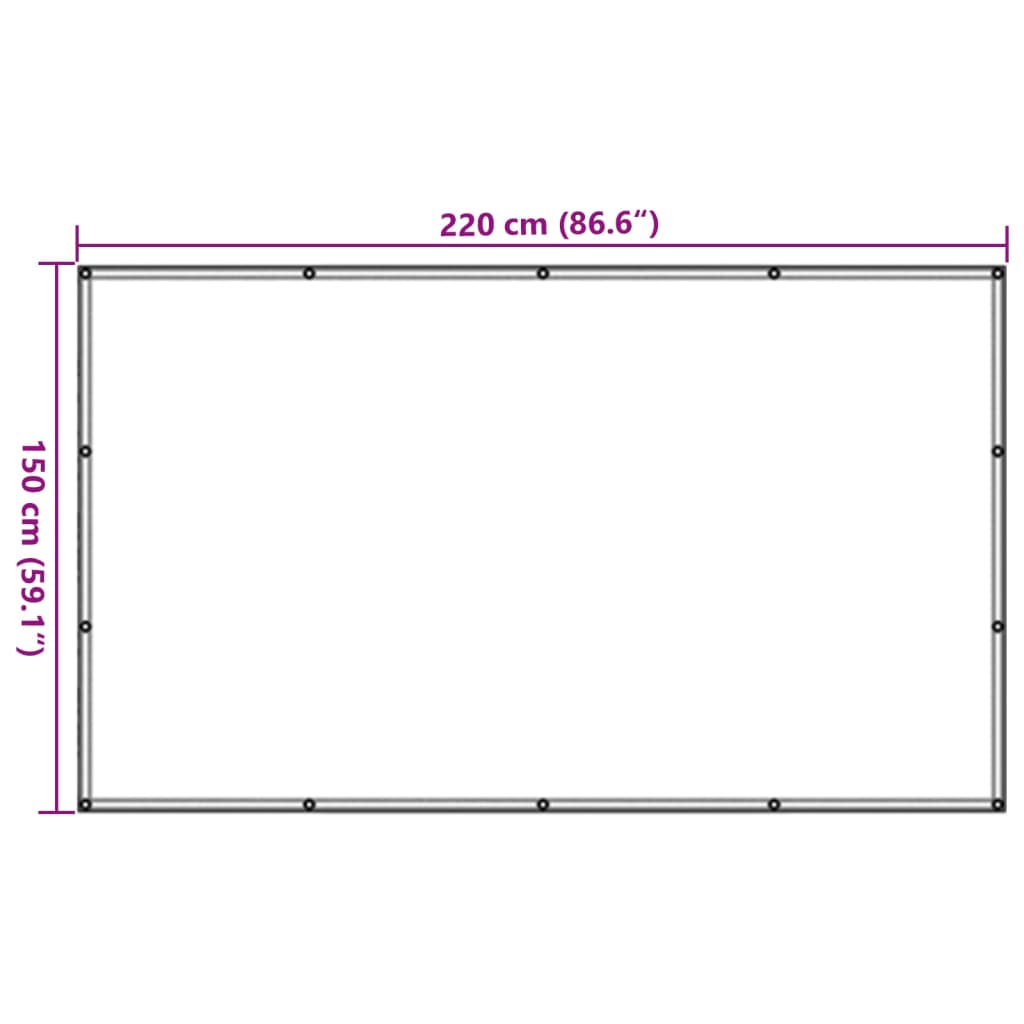 Plasă de remorcă, negru, 1,5 x 2,2 m, HDPE