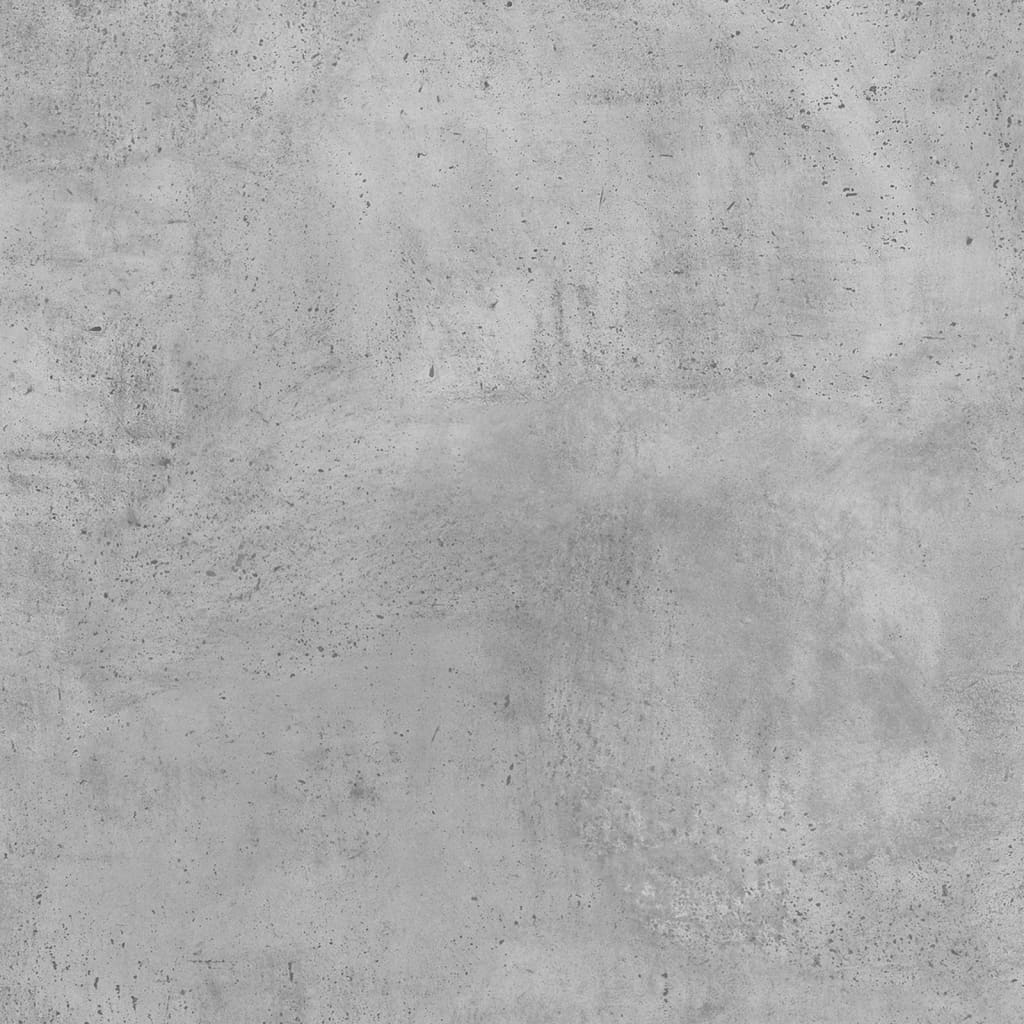 Rafturi de perete, gri beton, 104x20x58,5 cm, lemn prelucrat