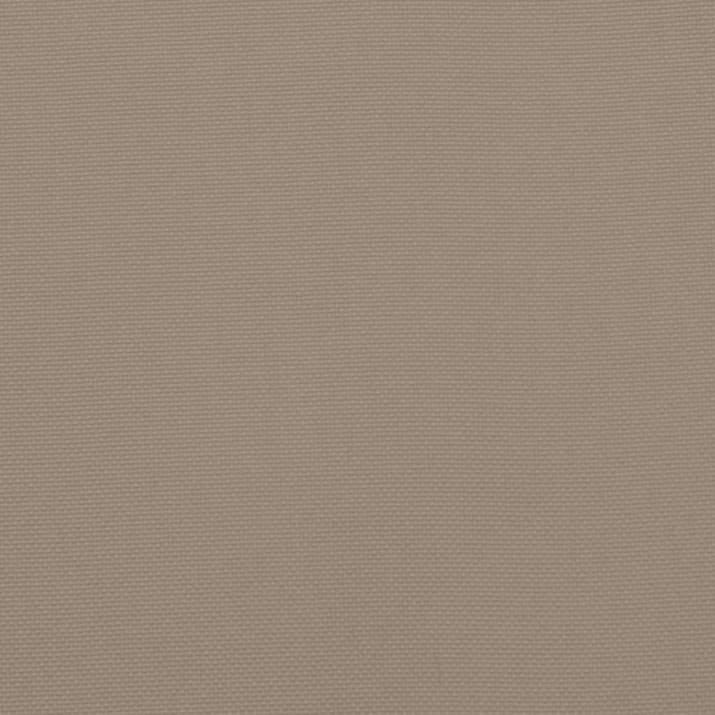 Perne scaun spătar înalt 4 buc., gri taupe, 120x50x3 cm, textil