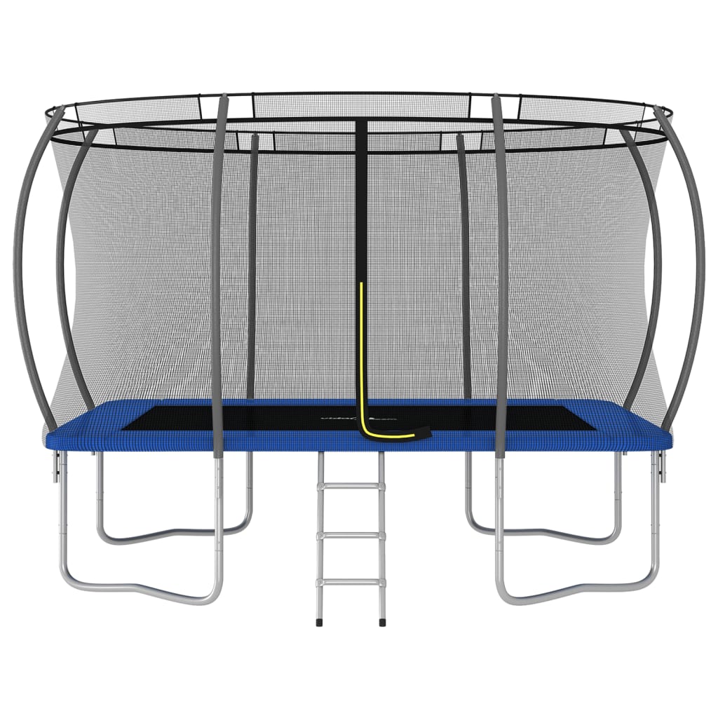 Set trambulină dreptunghiulară, 335 x 244 x 90 cm, 150 kg