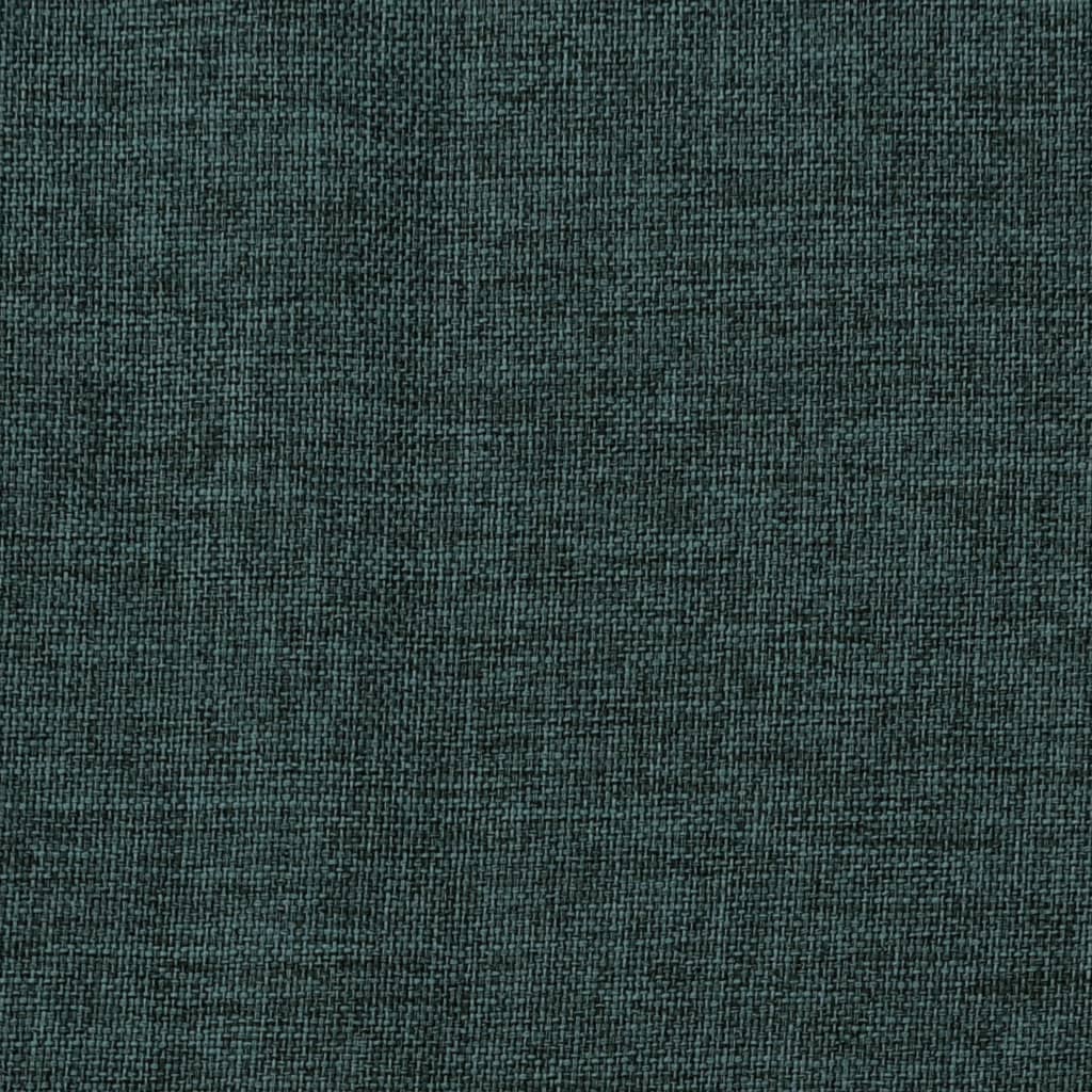 Draperii opace aspect in, cu cârlige, 2 buc., verde, 140x175 cm