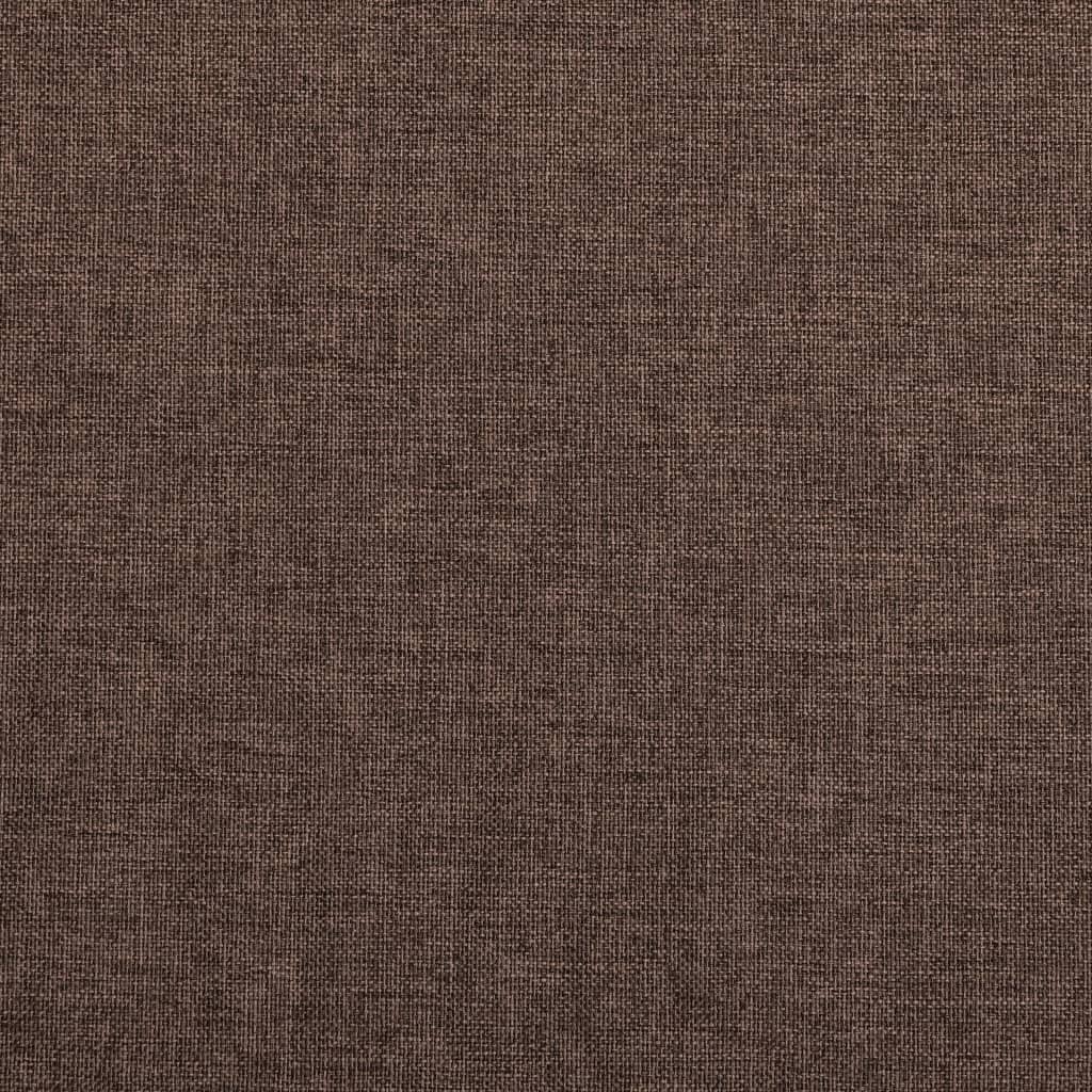 Draperie opacă, aspect de in, gri taupe, 290x245 cm, cu cârlige