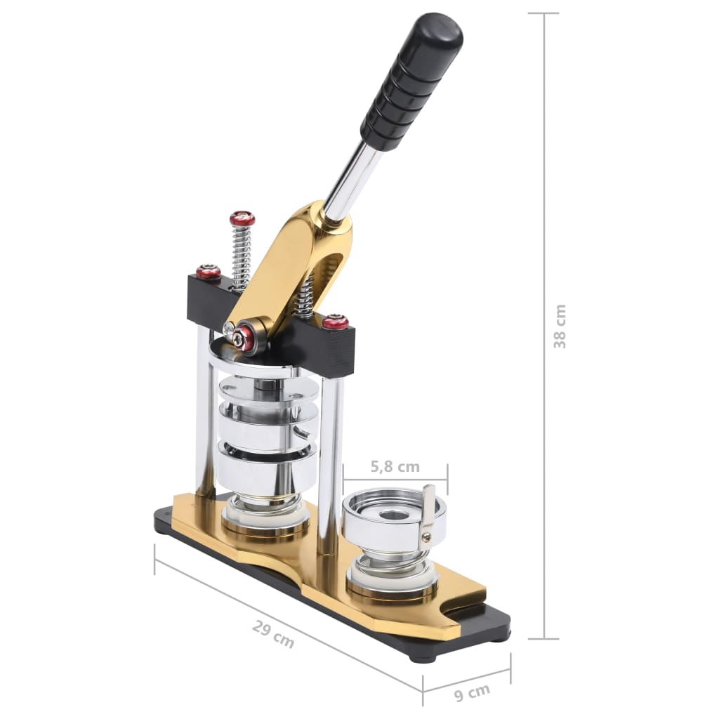 Presă fabricat insigne tăietor circular, ștanță rotativă, 58 mm