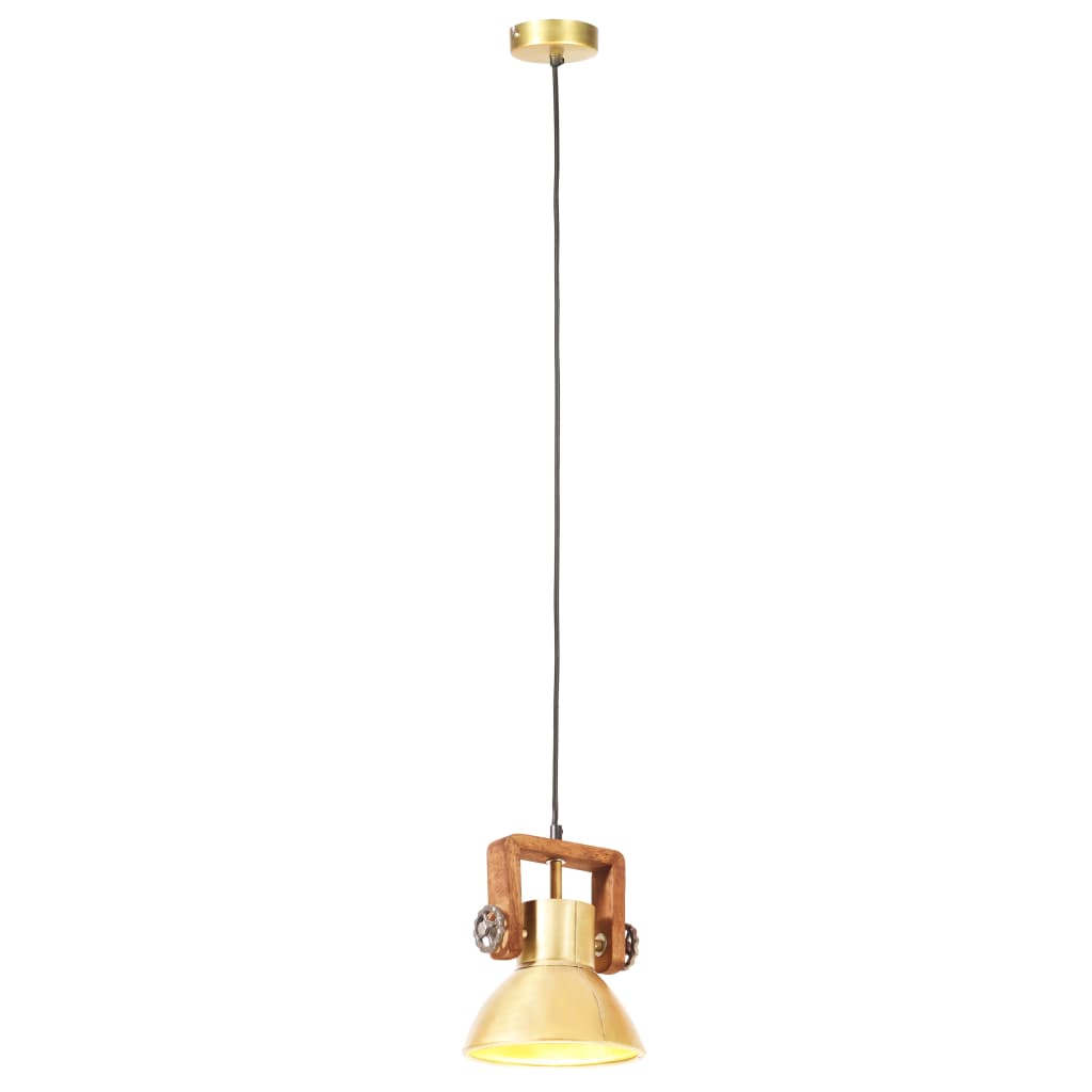 Lampă suspendată industrială, 25 W, arămiu, 19 cm, E27, rotund