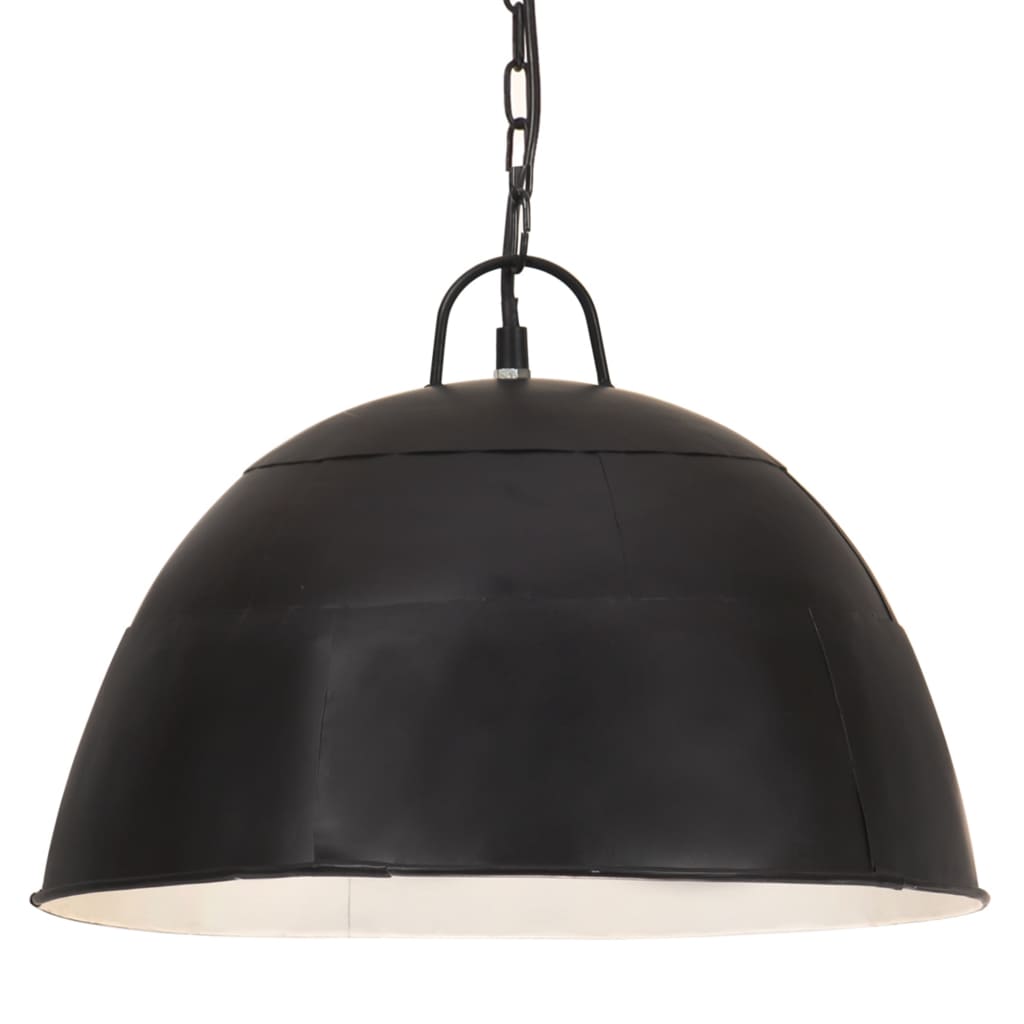 Lustră industrială vintage, negru, 41cm, rotund, 25W, E27