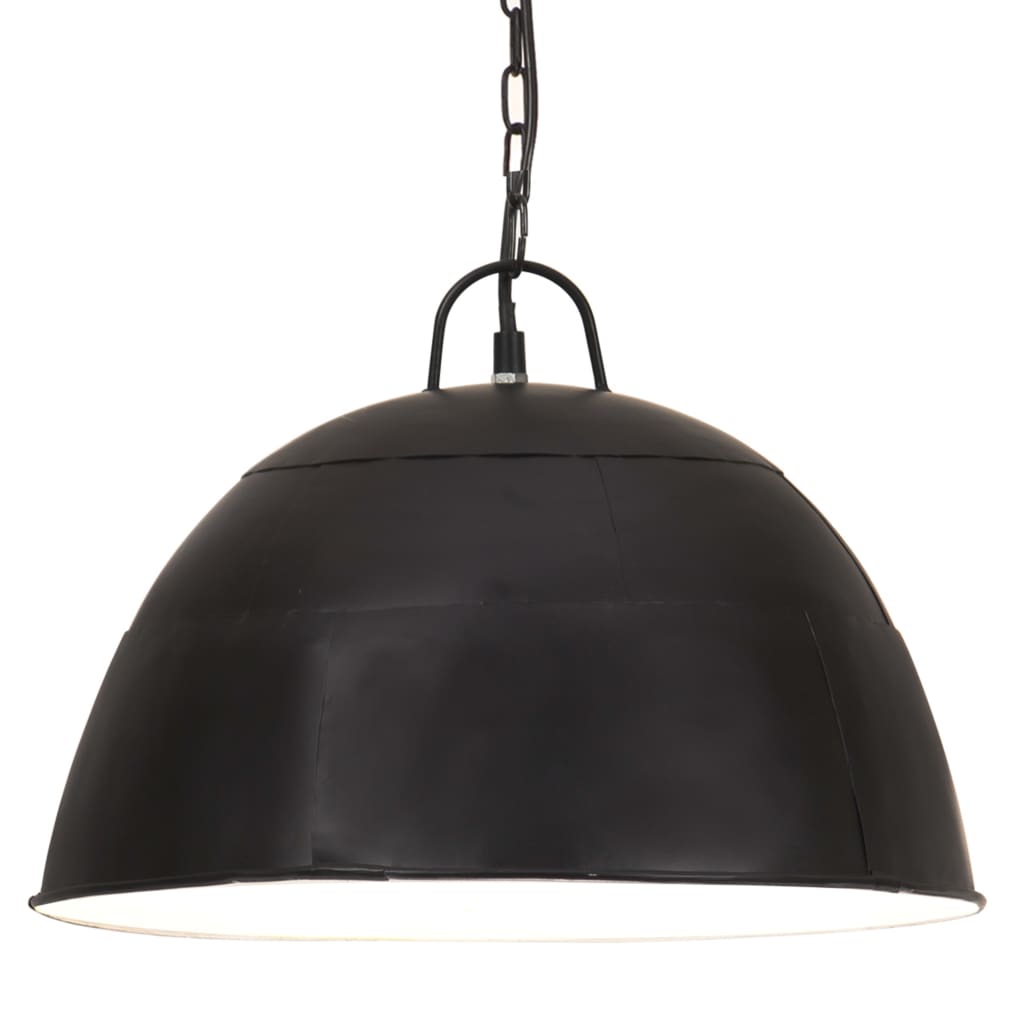 Lustră industrială vintage, negru, 41cm, rotund, 25W, E27