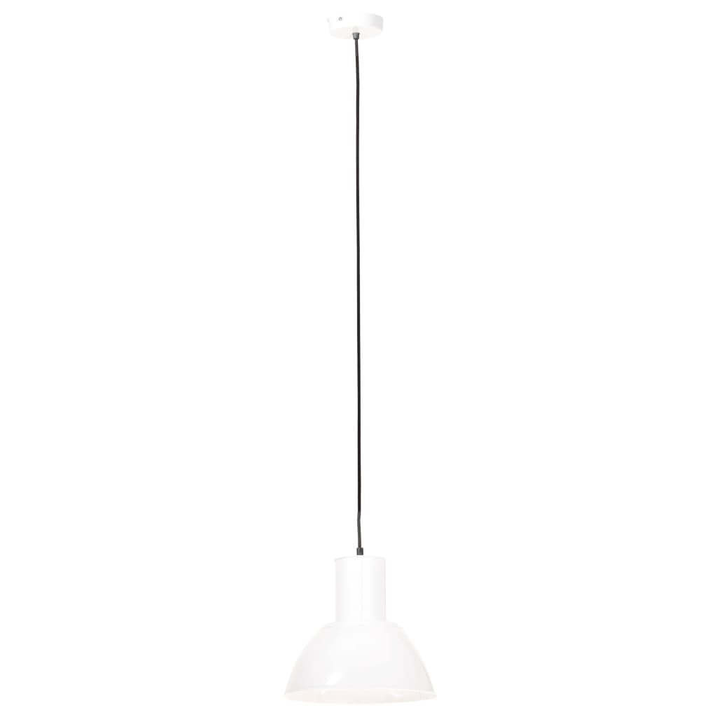 Lampă suspendată, 25 W, alb, rotund, 28,5 cm, E27