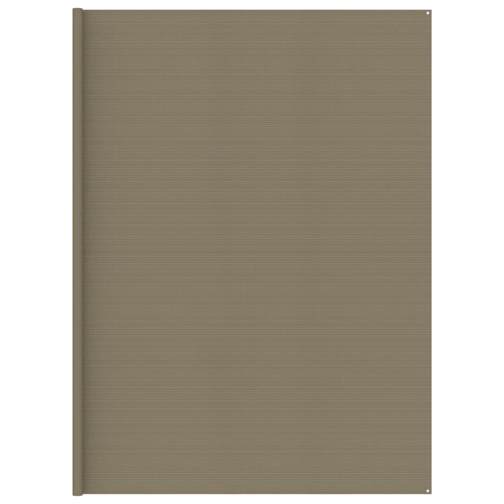 Covor pentru cort, gri taupe, 400x800 cm, HDPE