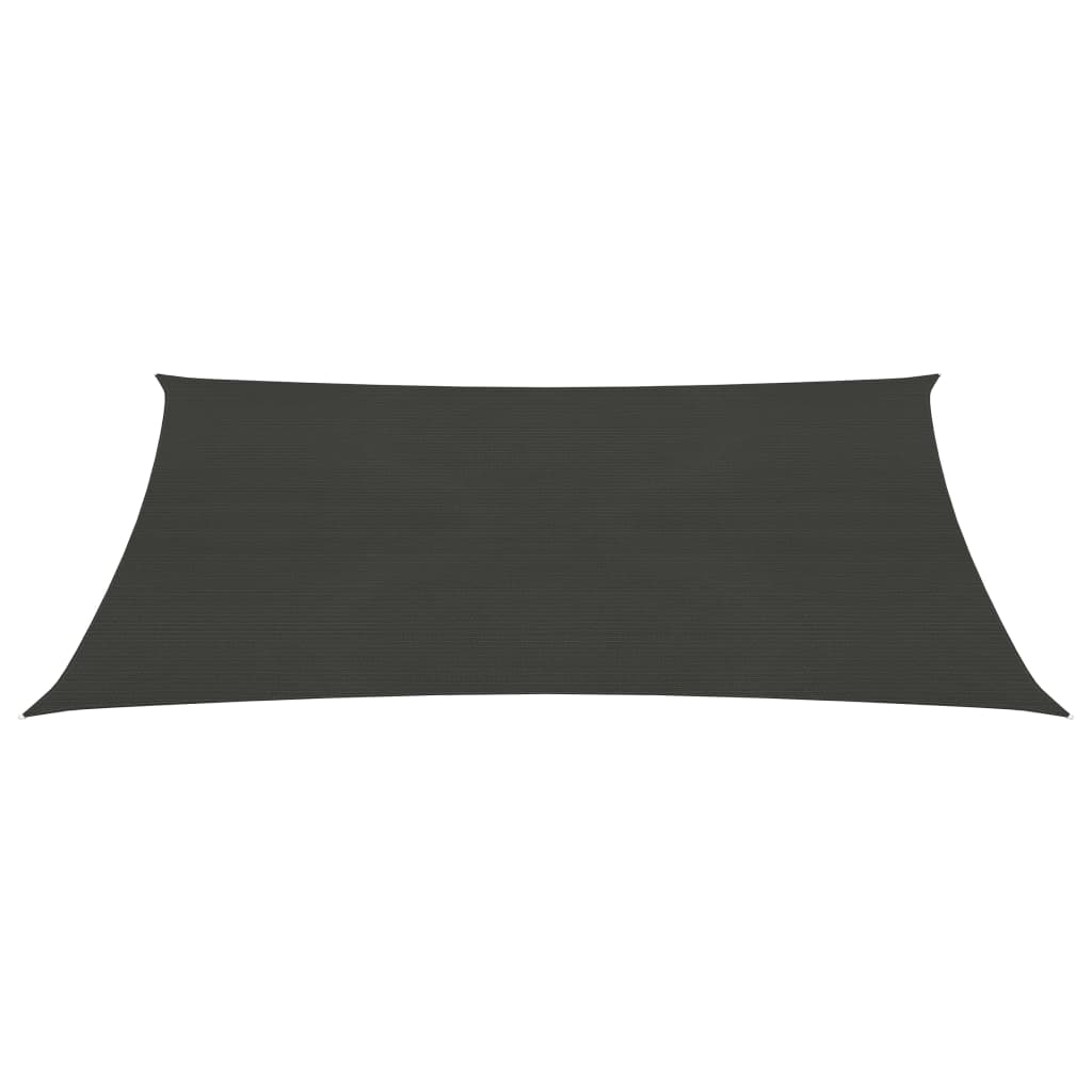 Pânză parasolar, antracit, 3,5x4,5 m, HDPE, 160 g/m²