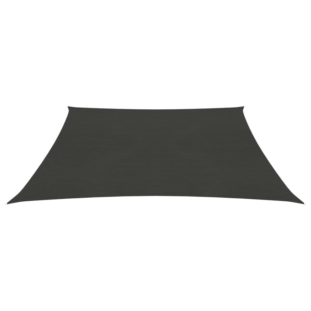 Pânză parasolar, antracit, 4/5x3 m, HDPE, 160 g/m²