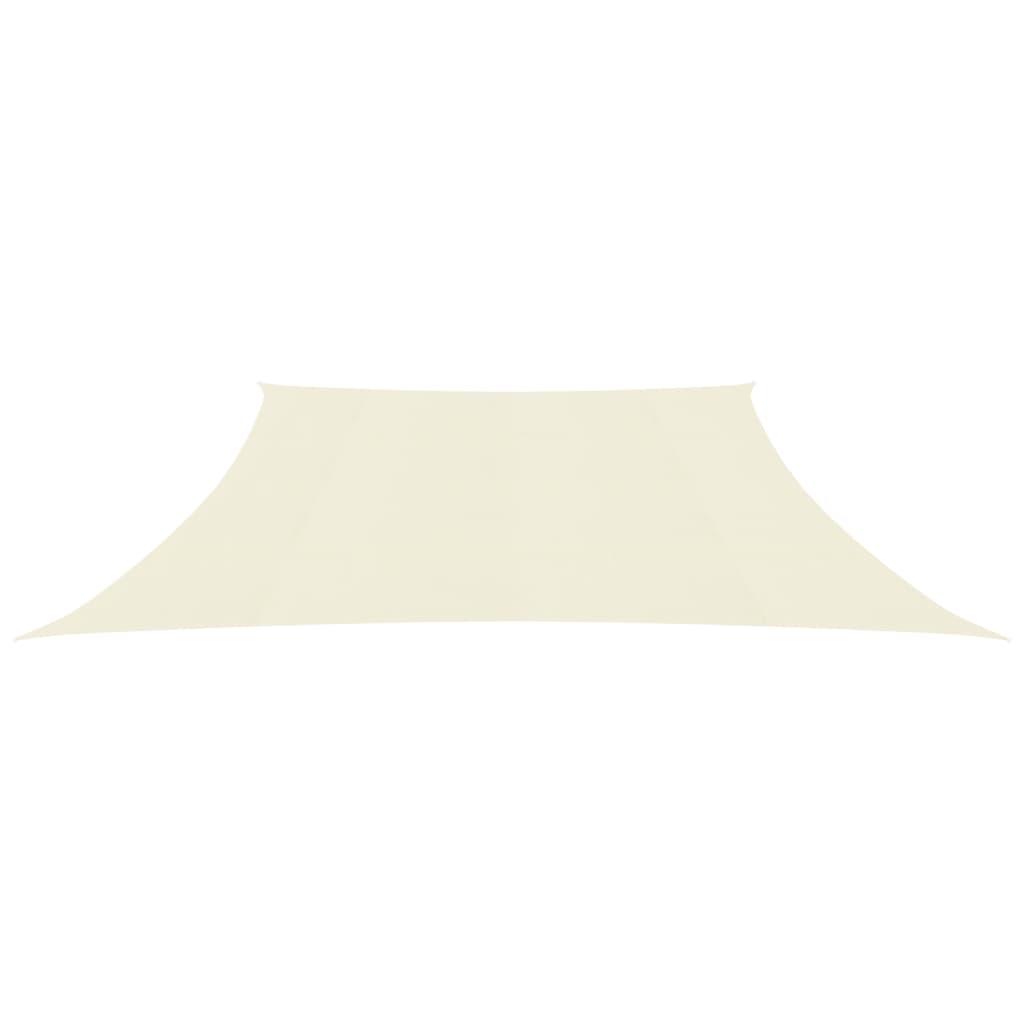 Pânză parasolar, crem, 4/5x3 m, HDPE, 160 g/m²