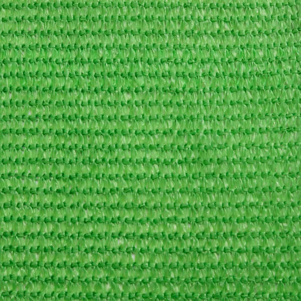 Pânză parasolar, verde deschis, 3x4x4 m, HDPE, 160 g/m²