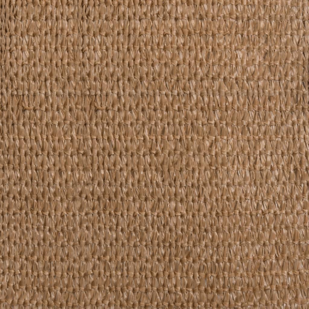 Pânză parasolar, gri taupe, 3/4x2 m, HDPE, 160 g/m²