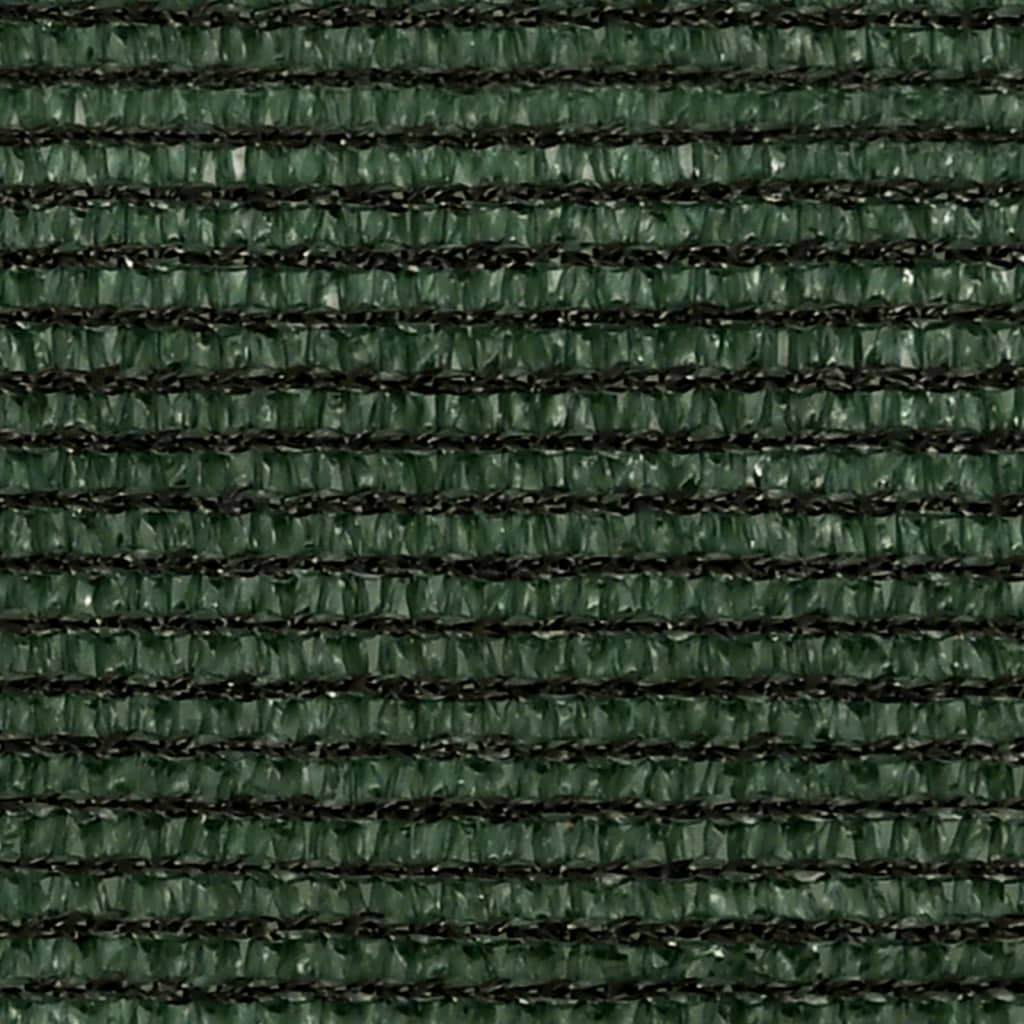 Pânză parasolar, verde închis, 5x6x6 m, 160 g/m², HDPE