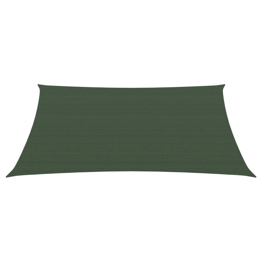 Pânză parasolar, verde închis, 3/4x3 m, HDPE, 160 g/m²