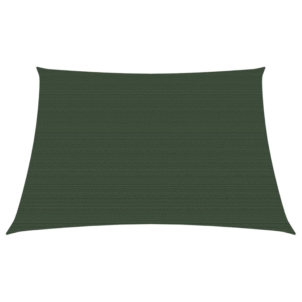 Pânză parasolar, verde închis, 3/4x3 m, HDPE, 160 g/m²