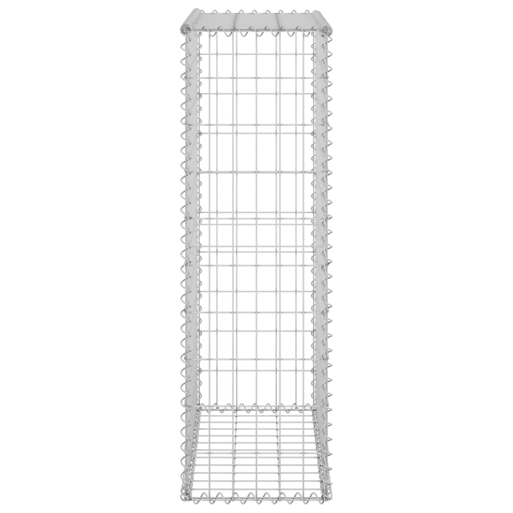 Perete gabion cu capace, 60 x 30 x 100 cm, oțel galvanizat