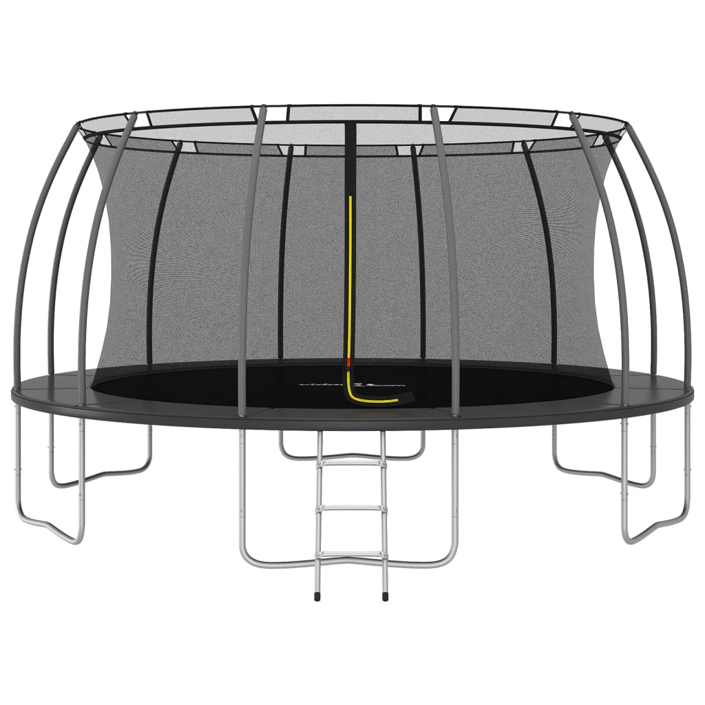 Set trambulină rotundă, 488x90 cm, 150 kg