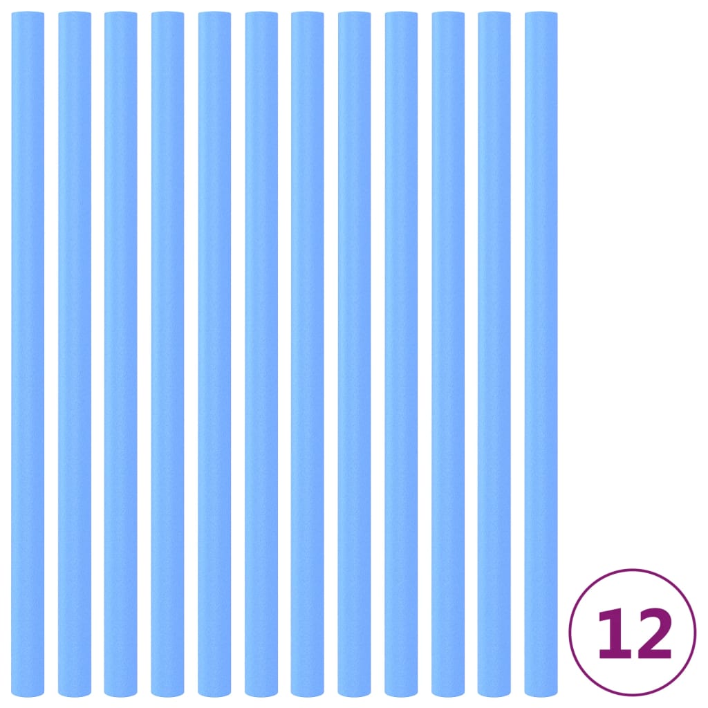 Manșoane din spumă stâlp trambulină, 12 buc., albastru, 92,5 cm
