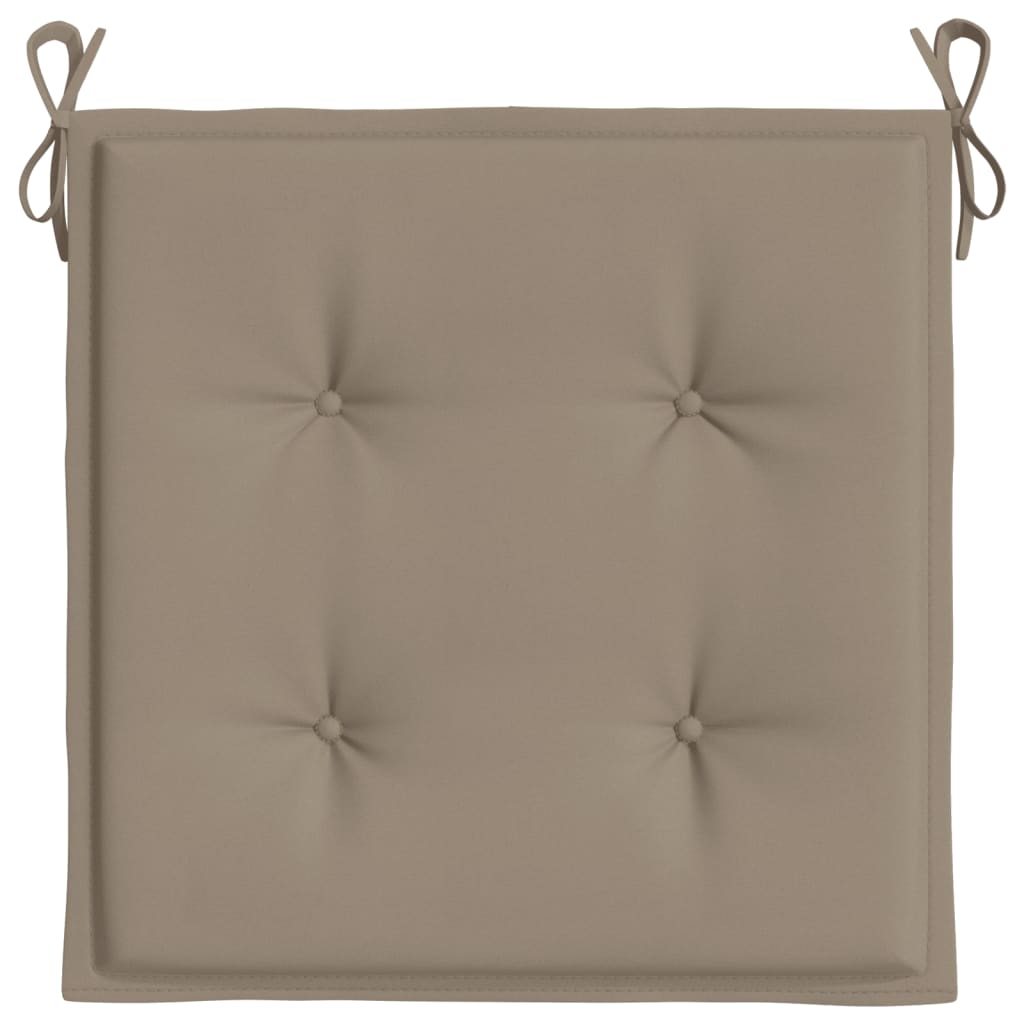 Perne scaune grădină 6 buc. gri taupe 50x50x3cm țesătură Oxford