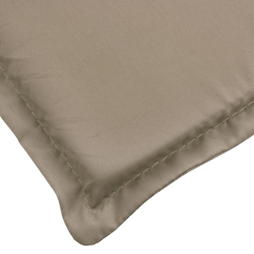 Pernă de șezlong, gri taupe, 186x58x3 cm, textil oxford