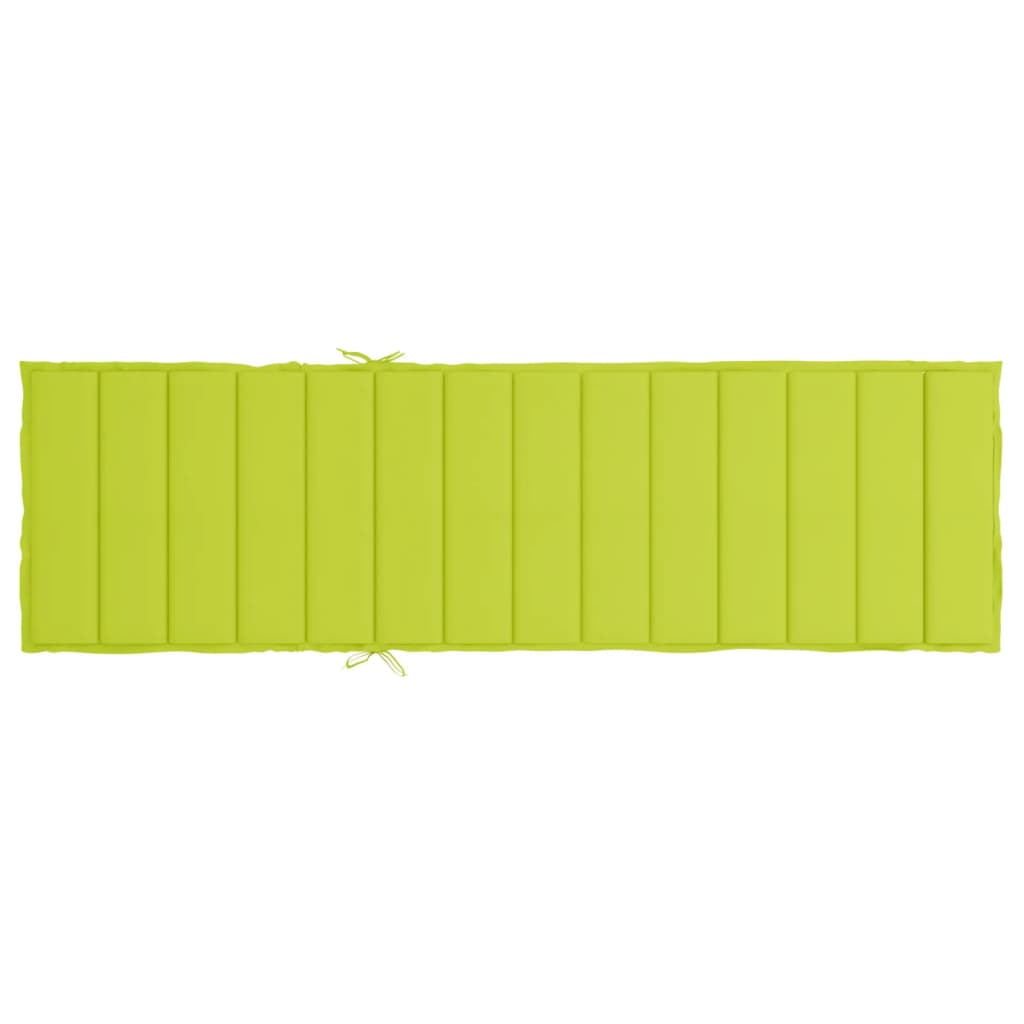 Pernă de șezlong, verde aprins, 200x60x3 cm, textil oxford