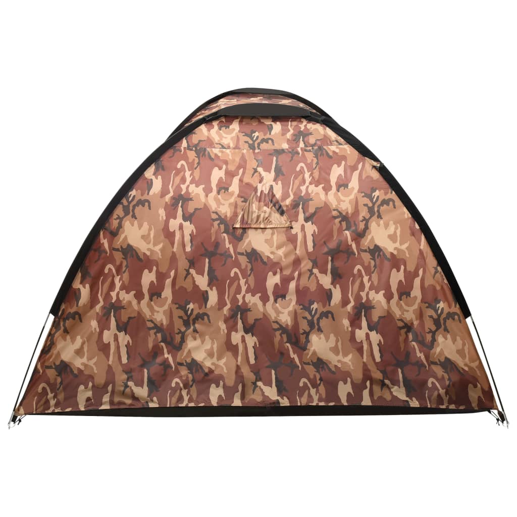 Cort camping tip iglu, 8 persoane, camuflaj, 650x240x190 cm