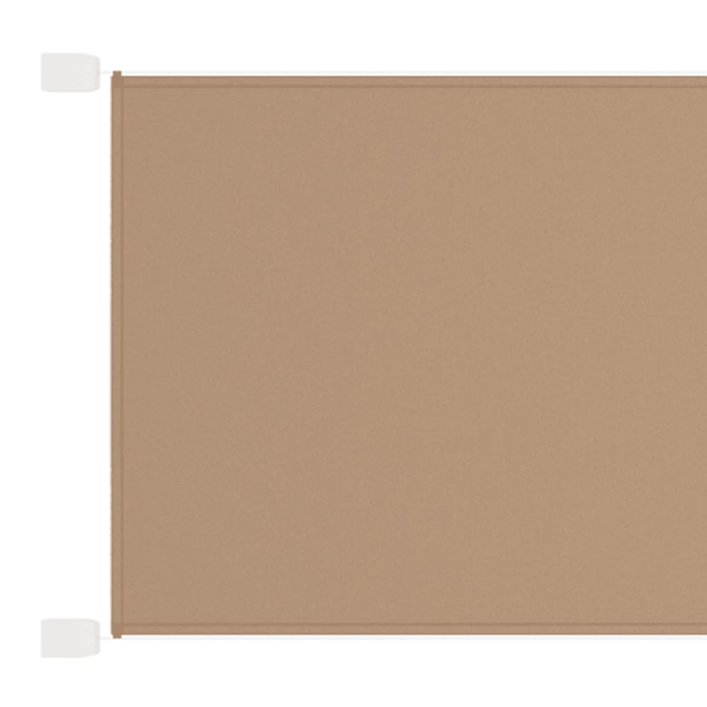 Copertină verticală, gri taupe, 60x800 cm, țesătură oxford