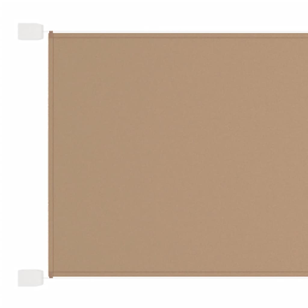 Copertină verticală, gri taupe, 60x1200 cm, țesătură oxford