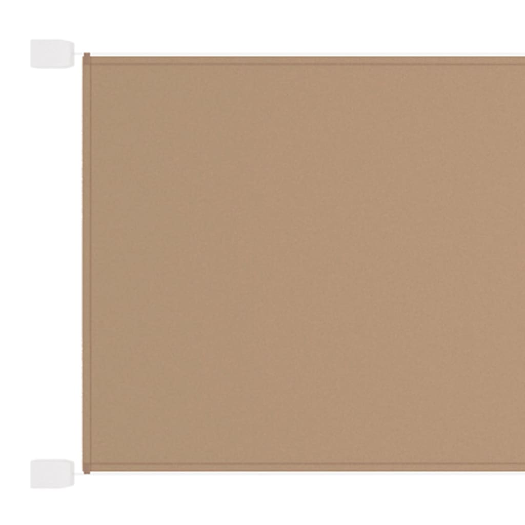 Copertină verticală, gri taupe, 100x800 cm, țesătură oxford