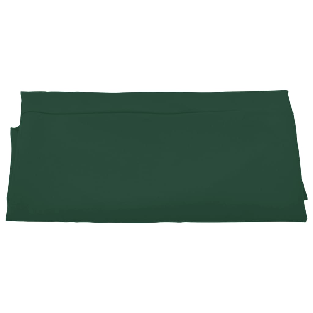 vida XL Pânză de schimb umbrelă de soare consolă, verde, 350 cm