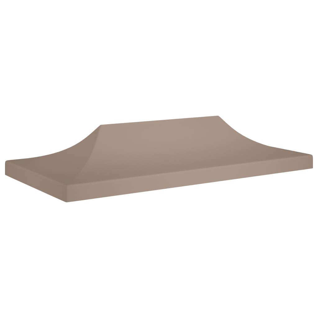 Acoperiș pentru cort de petrecere, gri taupe, 6 x 3 m, 270 g/m²