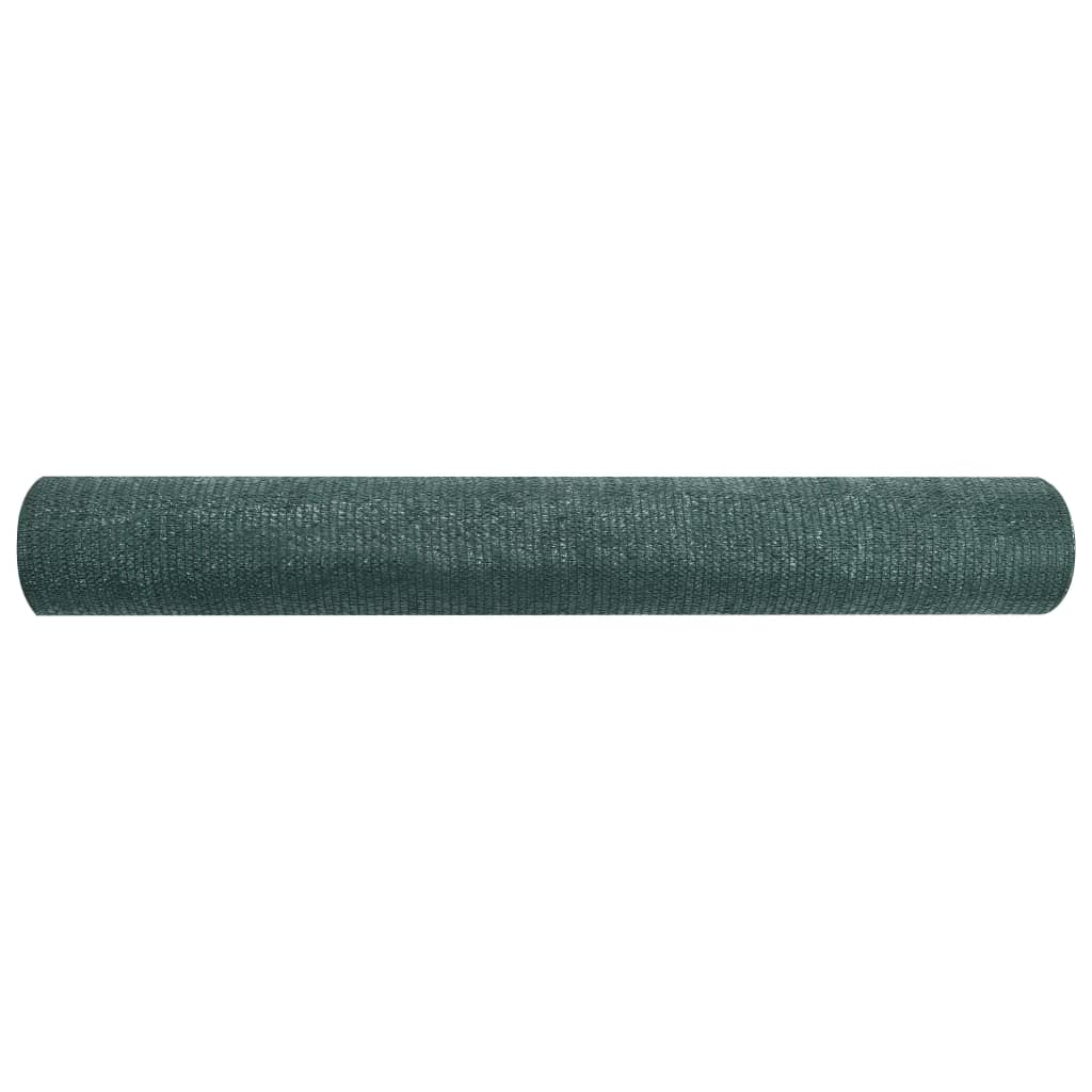 Plasă protecție intimitate, verde, 1x10 m, HDPE, 75 g/m²