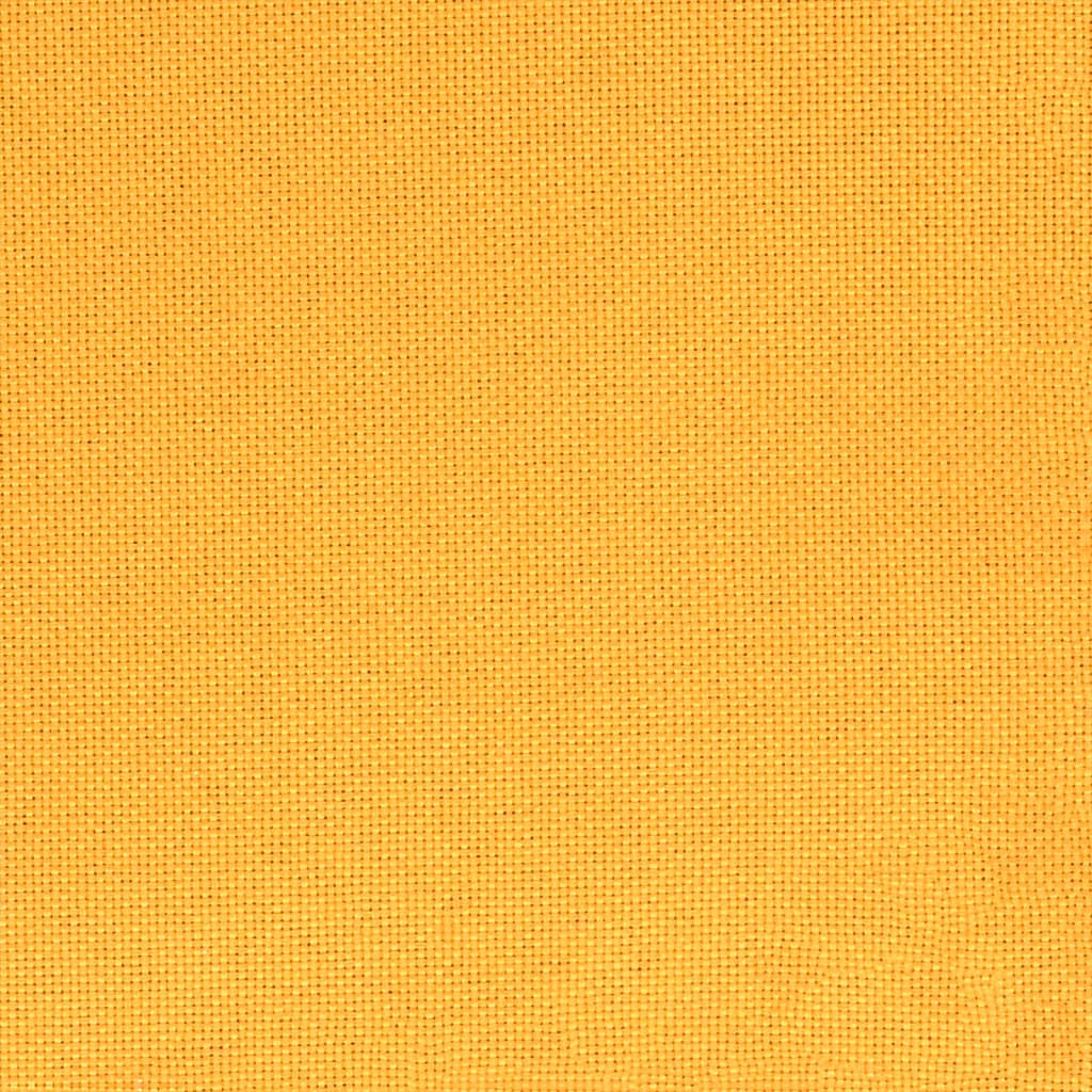 Scaune de bucătărie pivotante, 2 buc., galben, textil